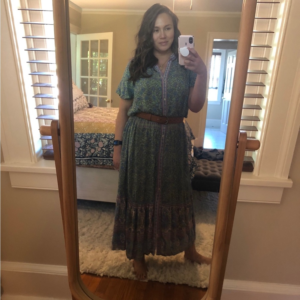 SPELL Jasmine Flutter Sleeve Maxi Dress Size L